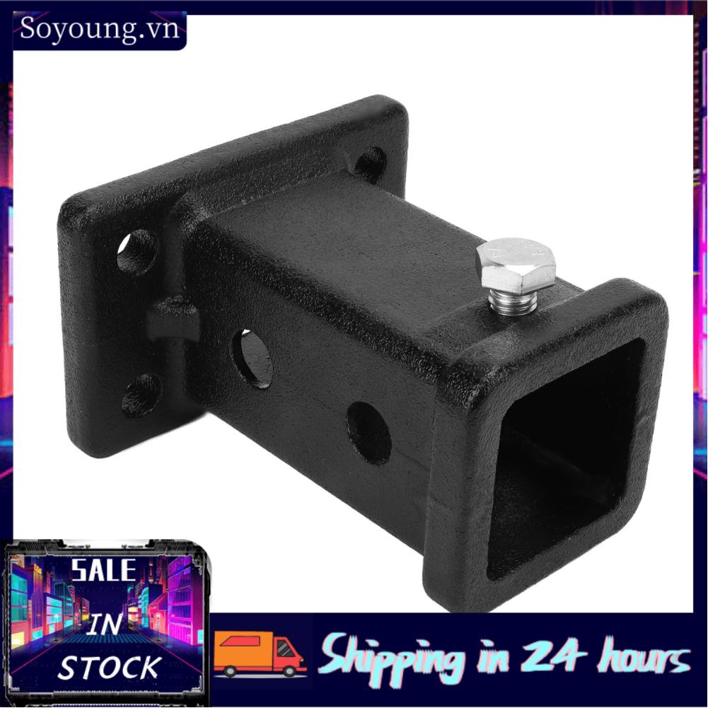 Soyoung Trailer Hitch Receiver Adapter Reliable Rustproof  On Tube Abrasion Resistant High Hardness for Pickup Trucks