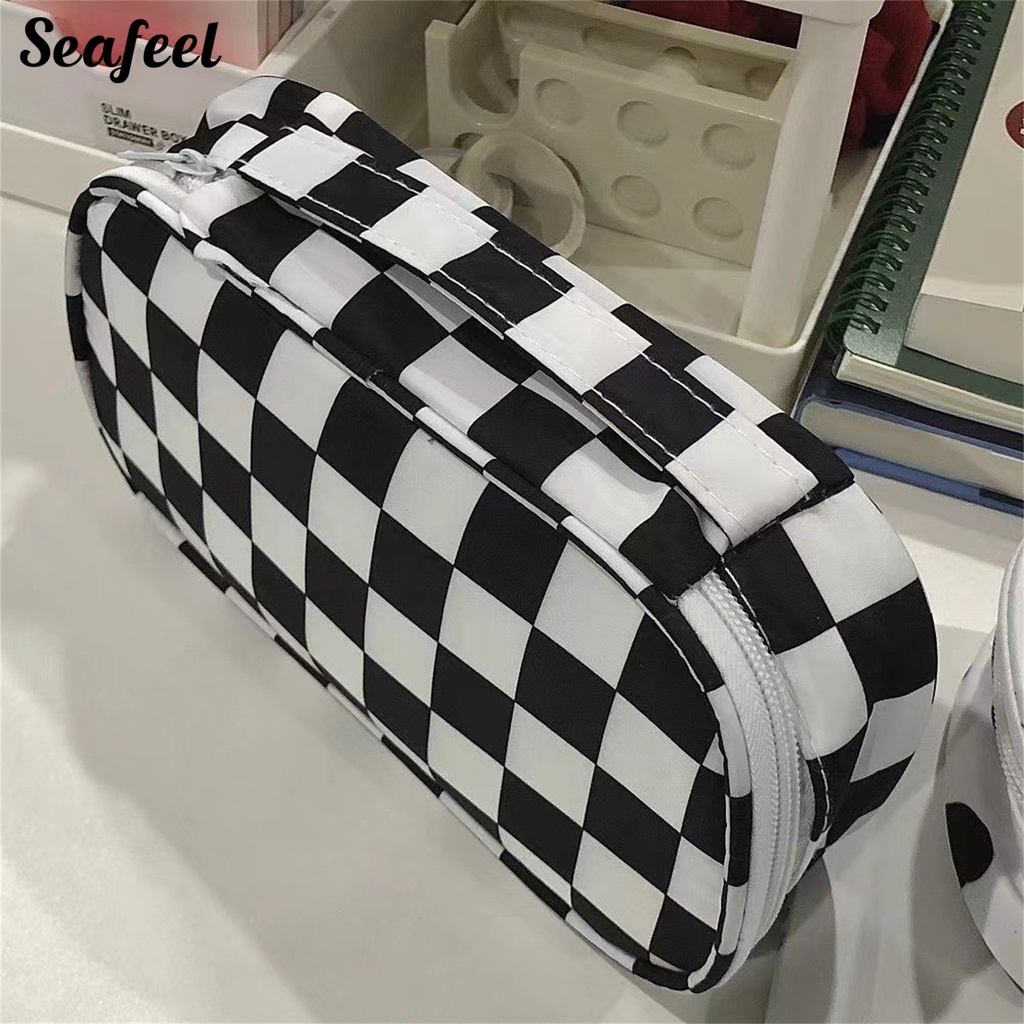 Túi Đựng Bút Cầm Tay Có Dây Kéo Sức Chứa Lớn Dễ Dàng Mang Theo Cho Học Sinh / Văn Phòng