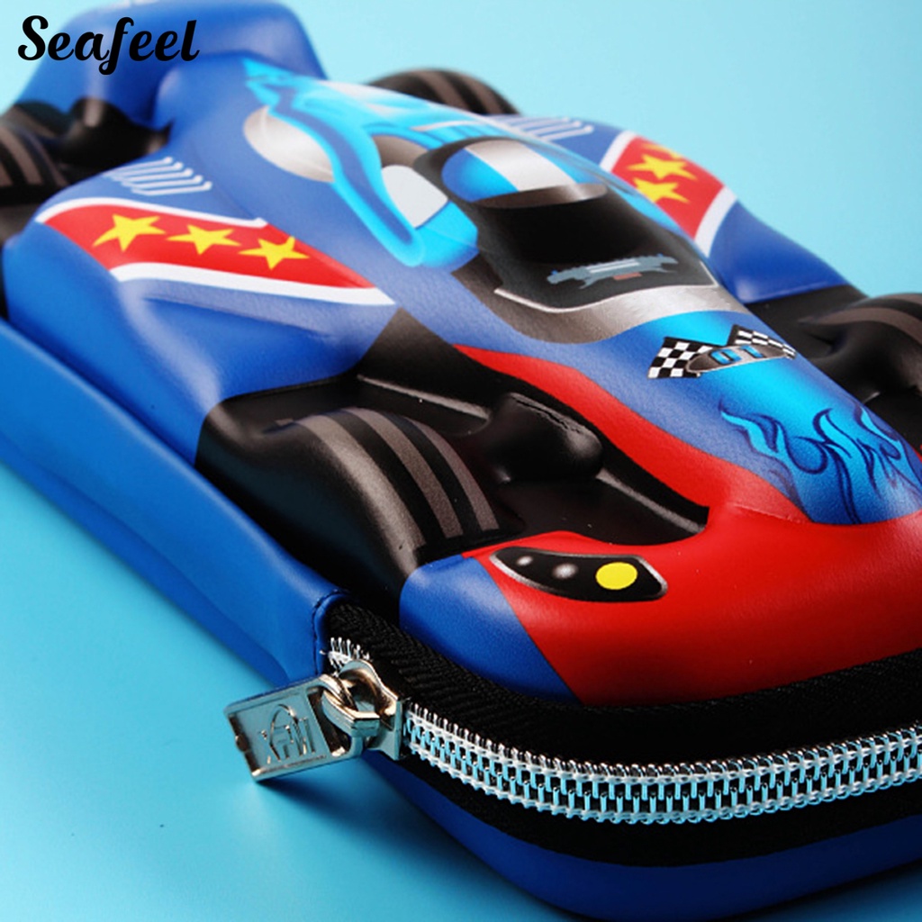 Túi Đựng Bút Chì Sức Chứa Lớn Có Khóa Kéo Bề Mặt Mịn Cho Xe Hơi