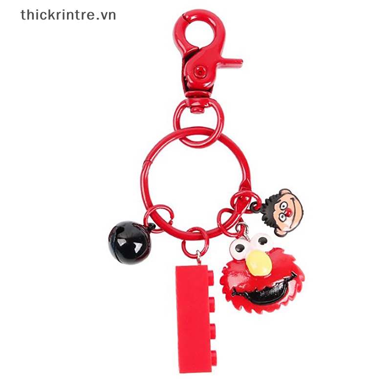 Móc Khóa Hình Quái Vật Nhồi Bông Đáng Yêu