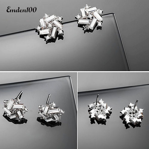 Bông Tai Hình Cối Xay Gió Đính Đá Nhiều Màu Sắc