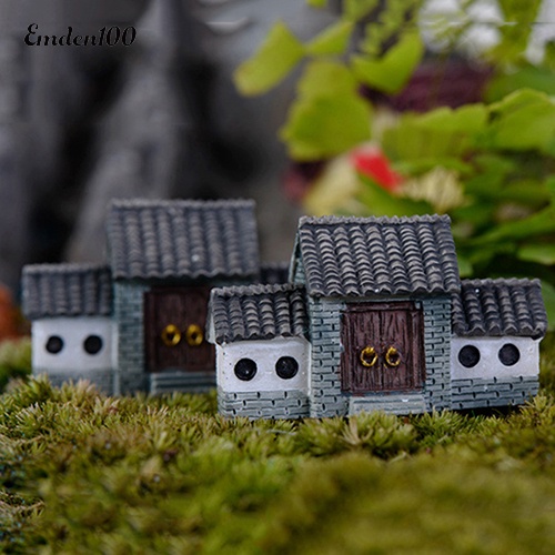 Mô Hình Nhà Búp Bê Emden DIY Trang Trí Nhà Cửa Sân Vườn