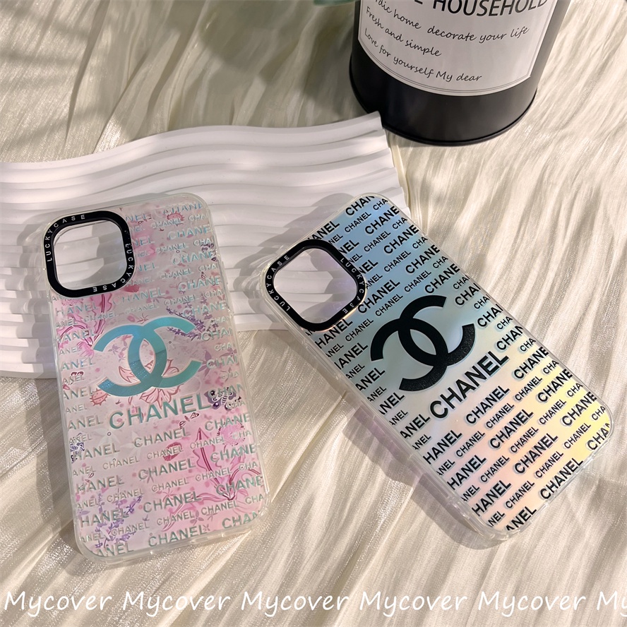 Ốp Điện Thoại Silicon Màu Gradient In Logo Sang Trọng Cho iPhone 14 13 12 11 Pro Max X XR Xs Max 6 7 8 Plus