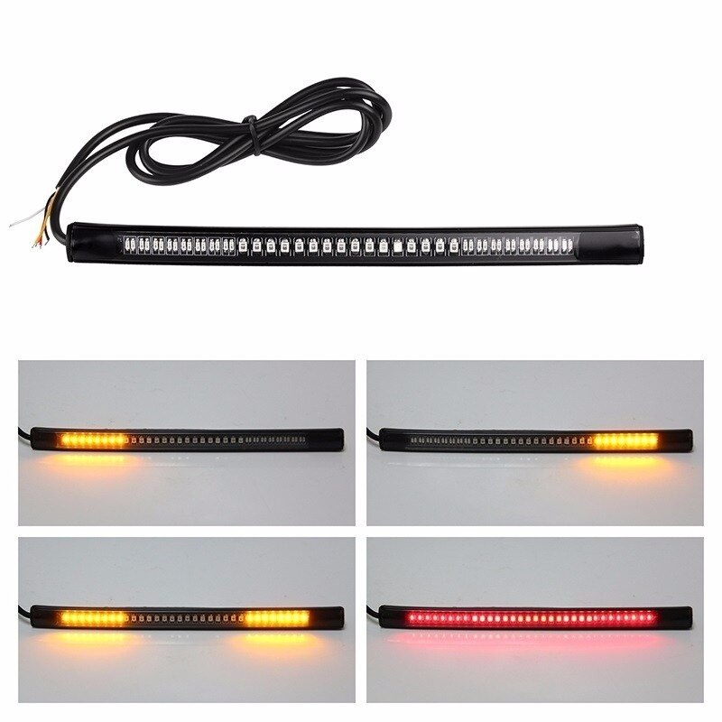 Dải Đèn Led 48 Bóng Gắn Đuôi Xe Mô Tô Chuyên Dụng