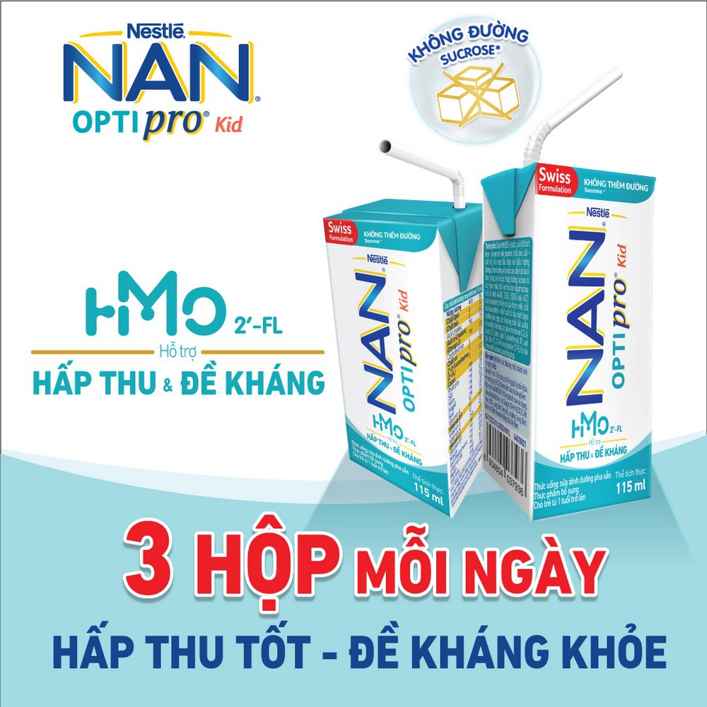 Thực phẩm bổ sung Nestlé NAN OPTIPRO Kid 115ml (8+1)