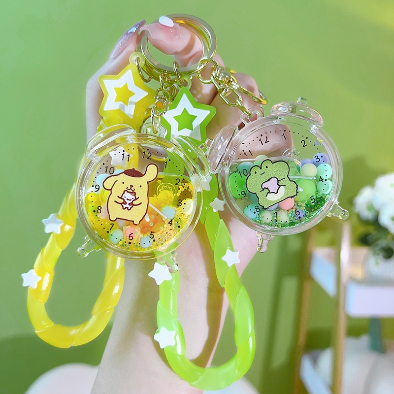 Móc Khóa Hình Chú Chó Kuromi Cinnamon Bằng Acrylic Dễ Thương