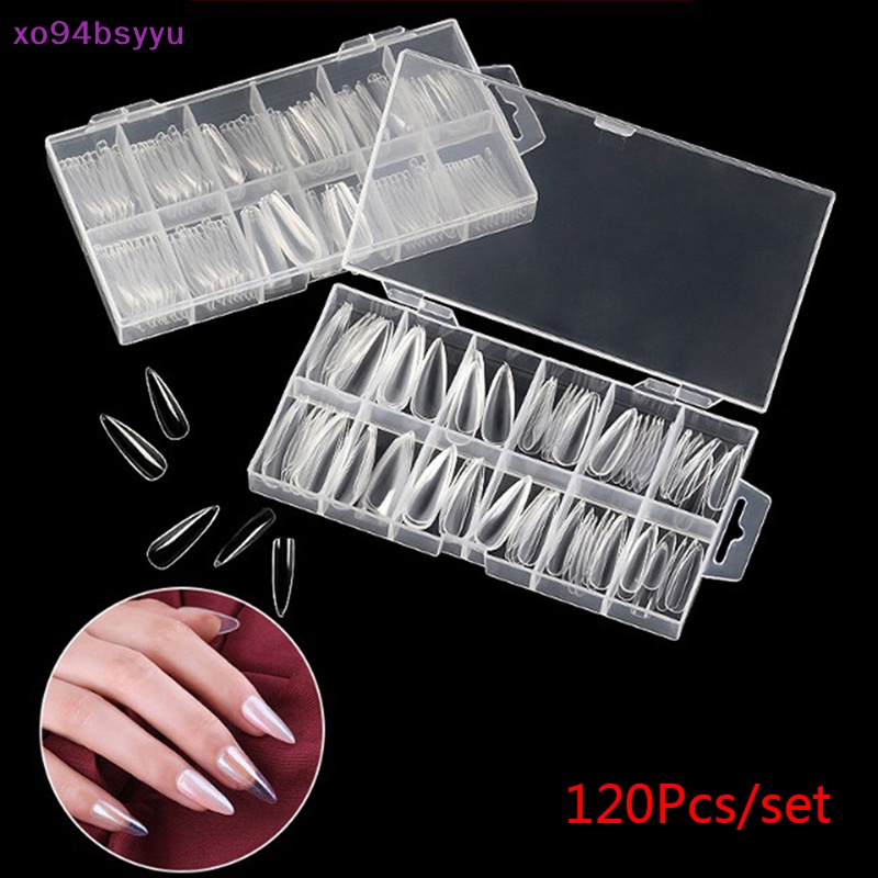 Set 120 Gel Poly Xo94Bsyu Hai Mặt Dùng Để Nối Dài Móng Nghệ Thuật