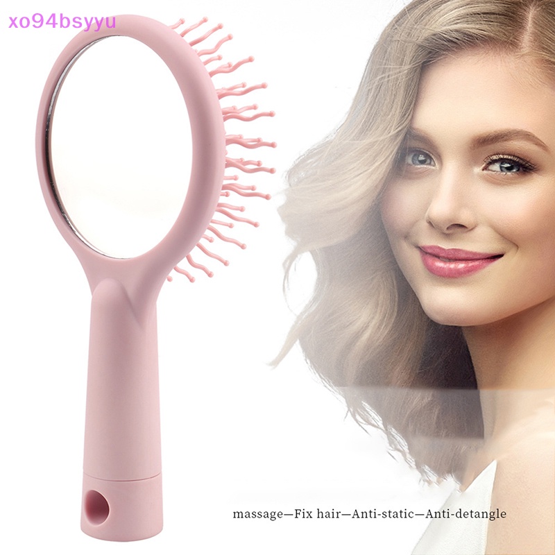 Lược Chải Tóc xo94bsyyu Tích Hợp Gương Tiện Dụng Cho Nữ