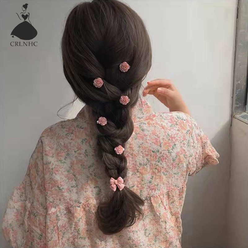 Kẹp Tóc Càng Cua Mini Hình Hoa / Trái Tim Dễ Thương Ngọt Ngào Cho Nữ vn