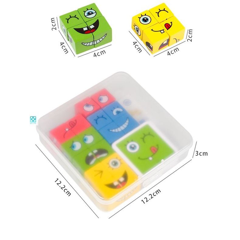 Trò chơi Rubik cảm xúc-Face change rubik’s cube nhiều loại