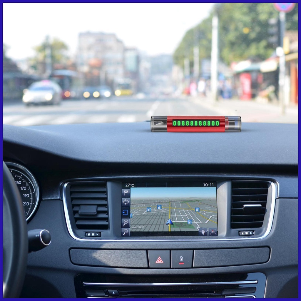 Bộ Thẻ Đậu Xe Tạm Thời Kèm Số Điện Thoại 3 Trong 1 Tiện Dụng Cho Xe Hơi