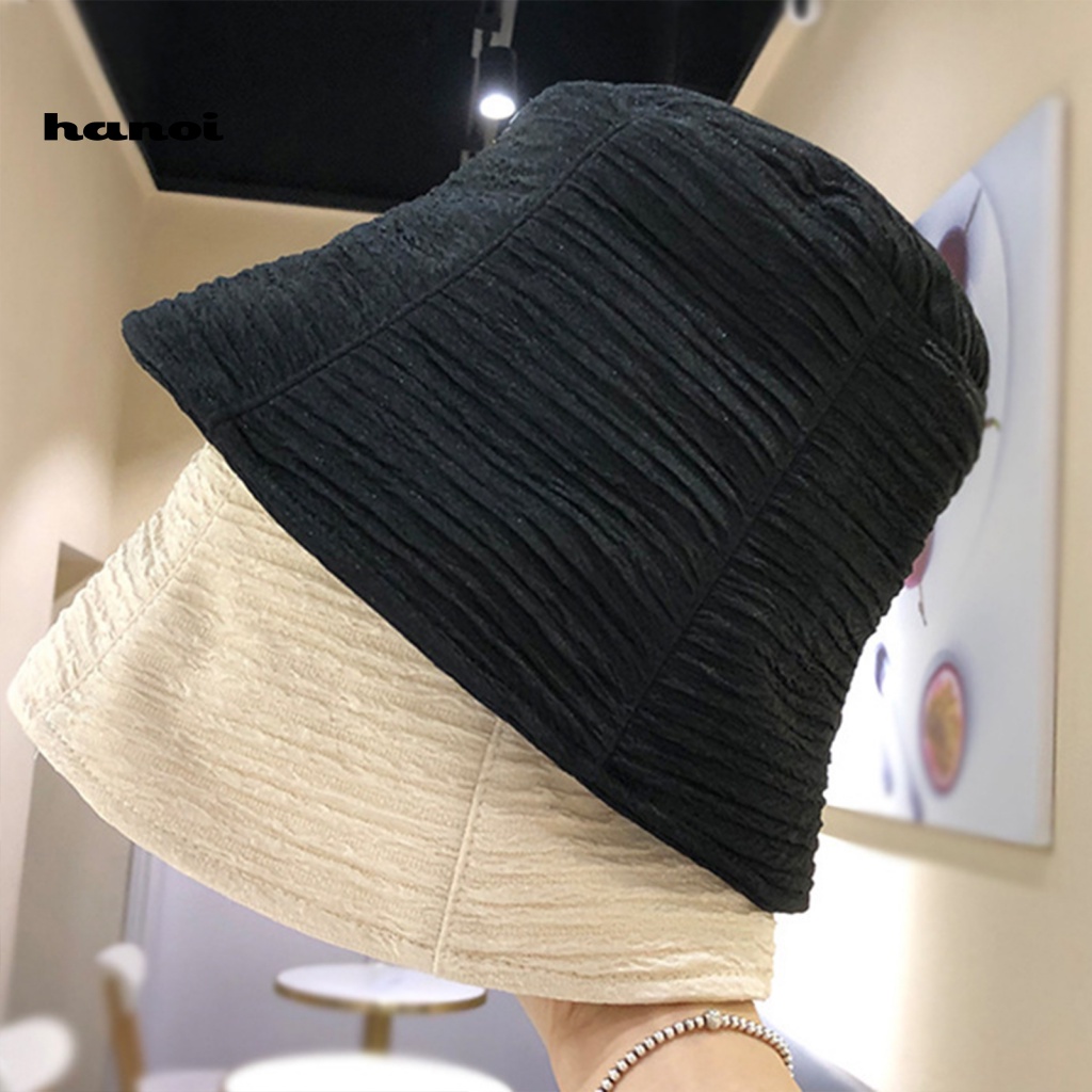 Nón Vành Tròn Màu Trơn Thời Trang Nữ Tính