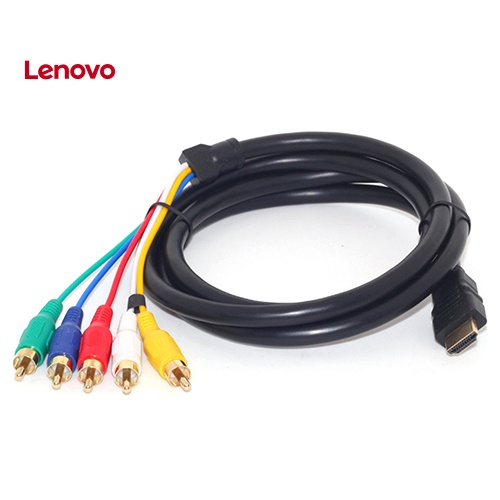 Cáp chuyển đổi âm thanh / video LENOVO AV 5Ft HDMI sang 5-RCA RGB/ mạ vàng