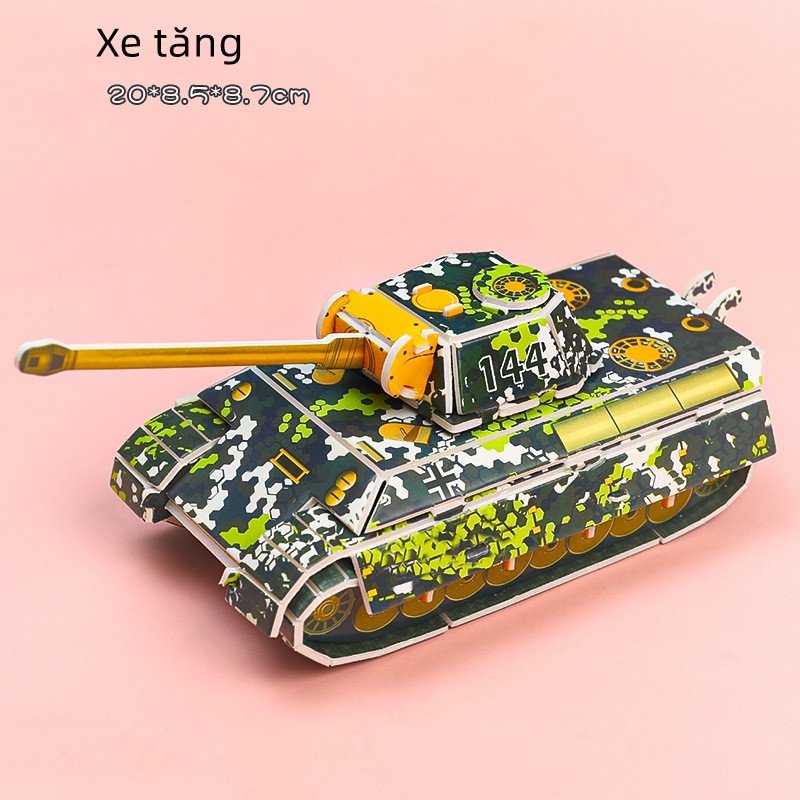 Đồ Chơi Xếp Hình Ngôi Nhà 3D Bằng Bìa Xốp Cho Bé Mô hình 3D giấy tự lắp ráp Pandora112