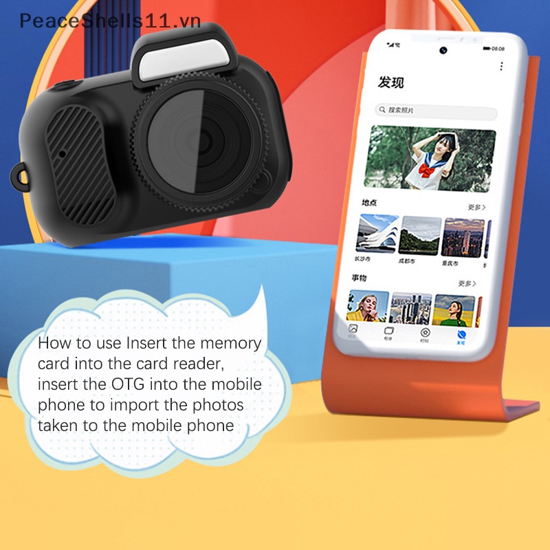 Camera Hành Trình Mini CMOS 1080p Phong Cách Vintage Nhỏ Gọn Tiện Dụng