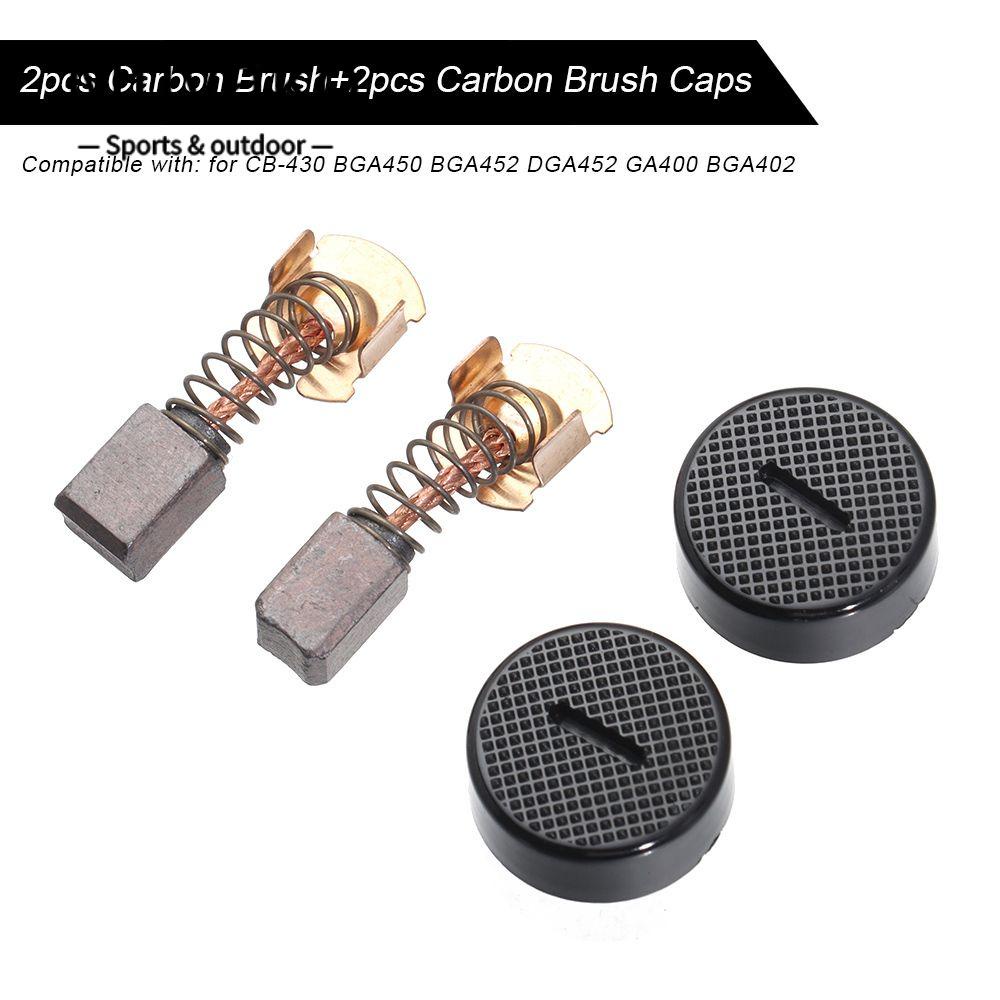 Set 2 Nắp Chổi Than BGA450 BGA452 DGA452 Cho Máy Mài Góc