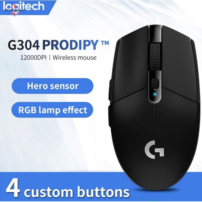 Chuột Gaming vip G304 12000dpi Usb 2.4g CảM BiếN ÁNh SáNg 5aa