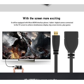 Cáp ChuyểN ĐổI Micro HDMI Sang HDMI D type 1080P