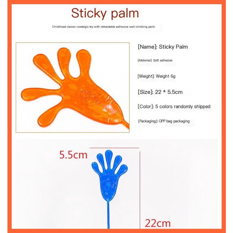 Đồ Chơi Bàn Tay Cao Su Mềm Co Giãn Di Động Vui Nhộn Giải Trí Vui Nhộn