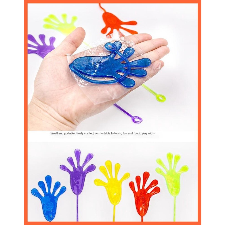 Đồ Chơi Bàn Tay Cao Su Mềm Co Giãn Di Động Vui Nhộn Giải Trí Vui Nhộn