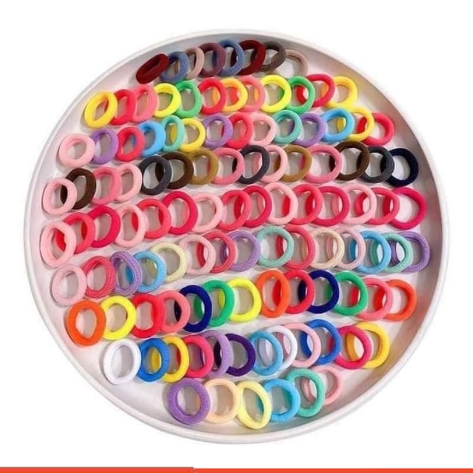 Túi 500 dây chun buộc tóc đủ màu sắc cho bé  SV2207