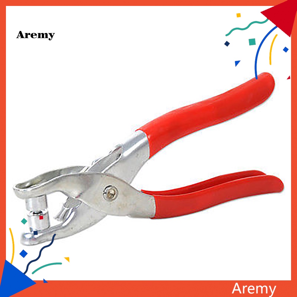Kìm Bấm Lỗ 1 Lỗ + 100 Đinh Tán Chuyên Dụng Cho Thắt Lưng Giày Da