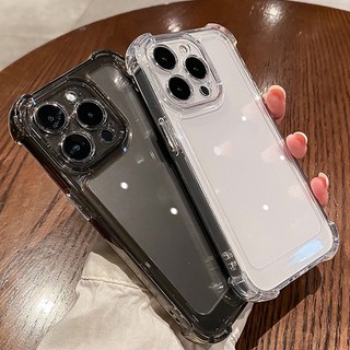 Ốp Điện Thoại Silicon Mềm Trong Suốt Chống Sốc Sang Trọng Cho IPhone 11 Pro Max 14 Pro Max 13 12 XR X 7 8 Plus XS Max SE 2020