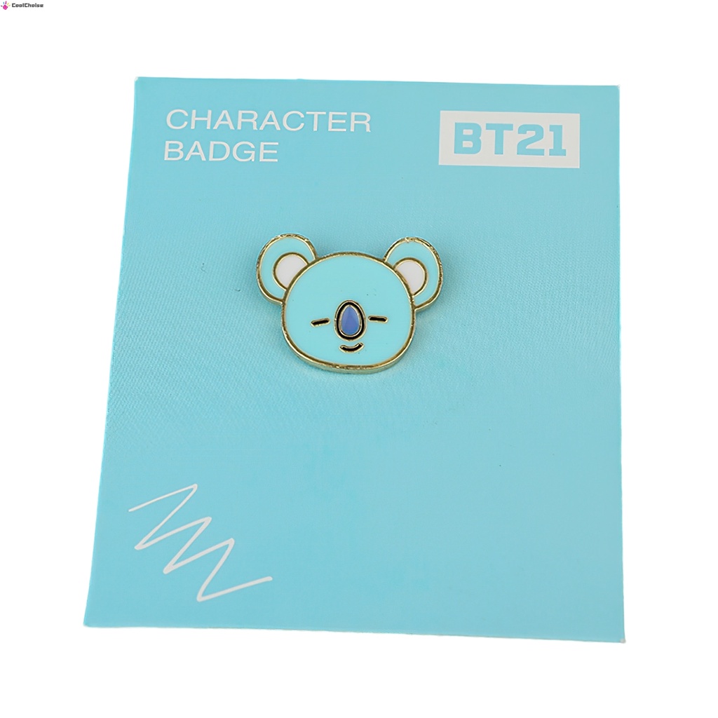Trâm Cài Áo Màu Sắc Tươi Sáng Phong Cách Nhóm Nhạc BTS BT21
