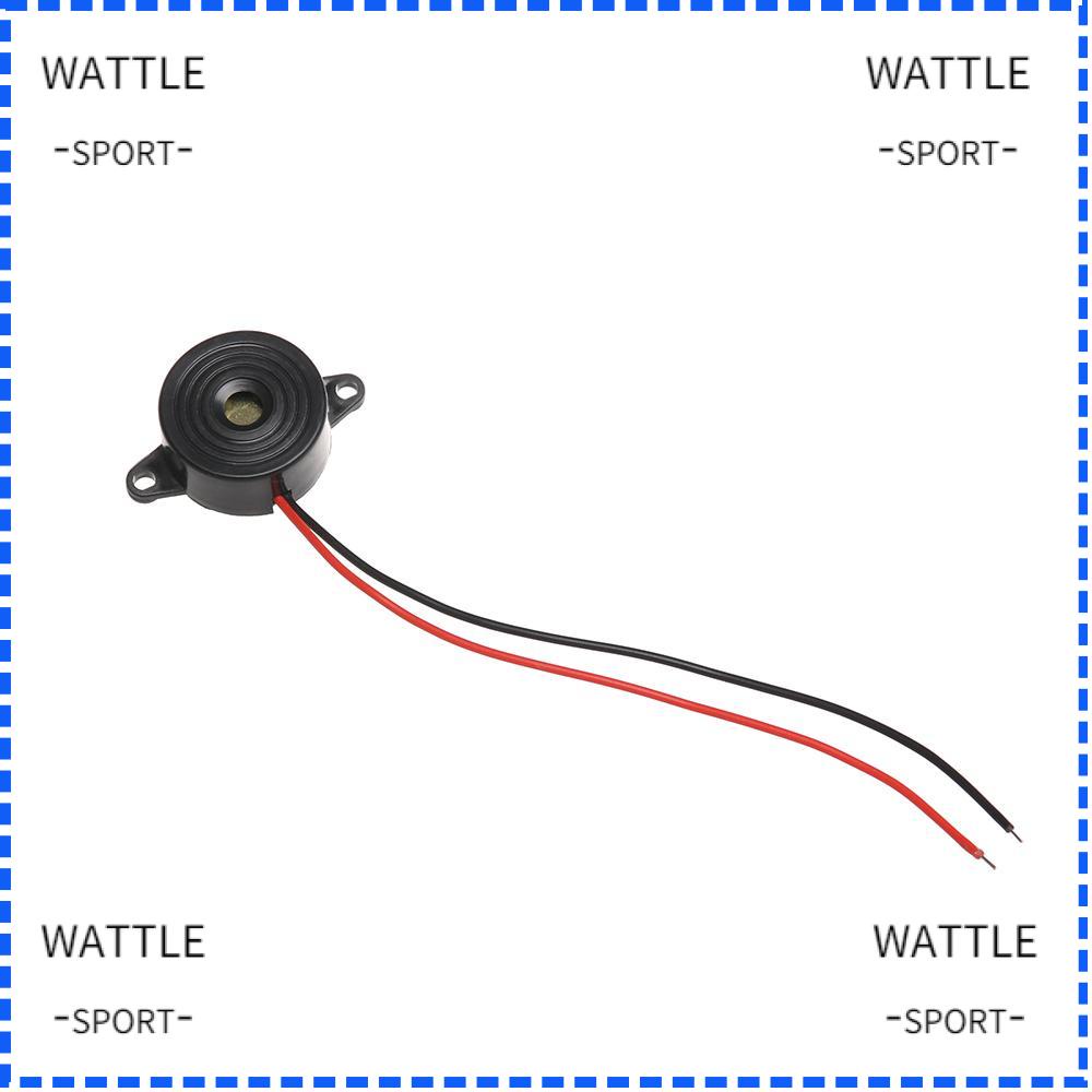 WATTLE 1 / 2 / 5 Kèn Điện Tử Màu Đen Cảnh Báo Cho Xe Hơi