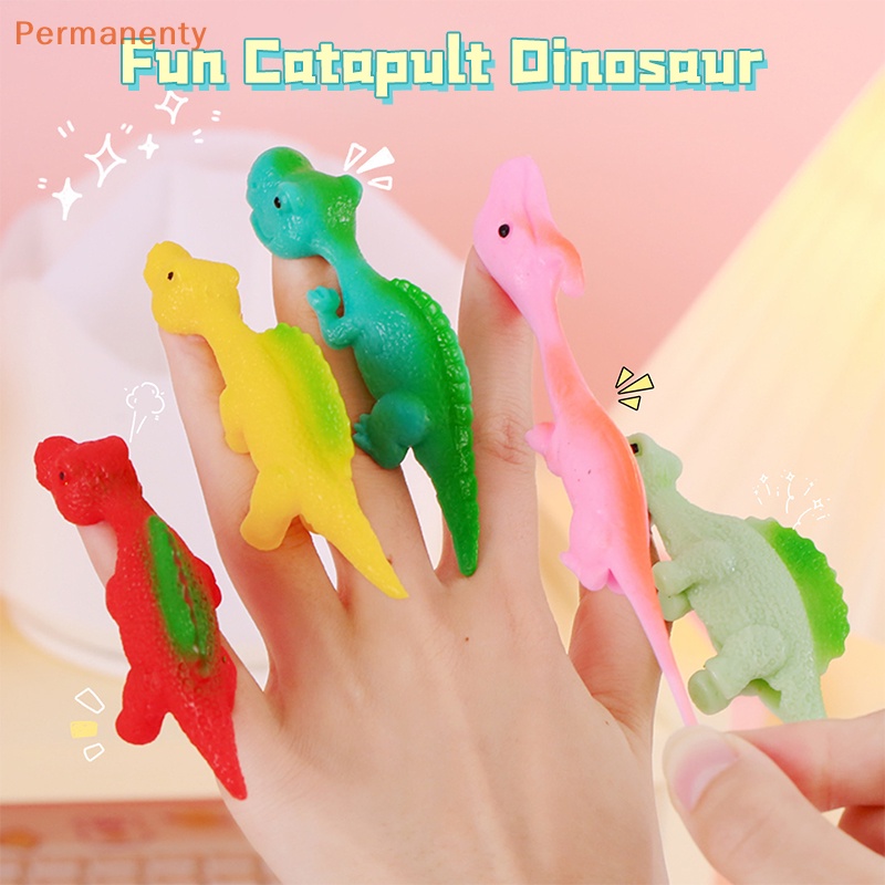 Bộ 5 Đồ Chơi Hình Khủng Long / Gà Xốp Đàn Hồi Huấn Luyện Khăm Sóc Ngón Tay