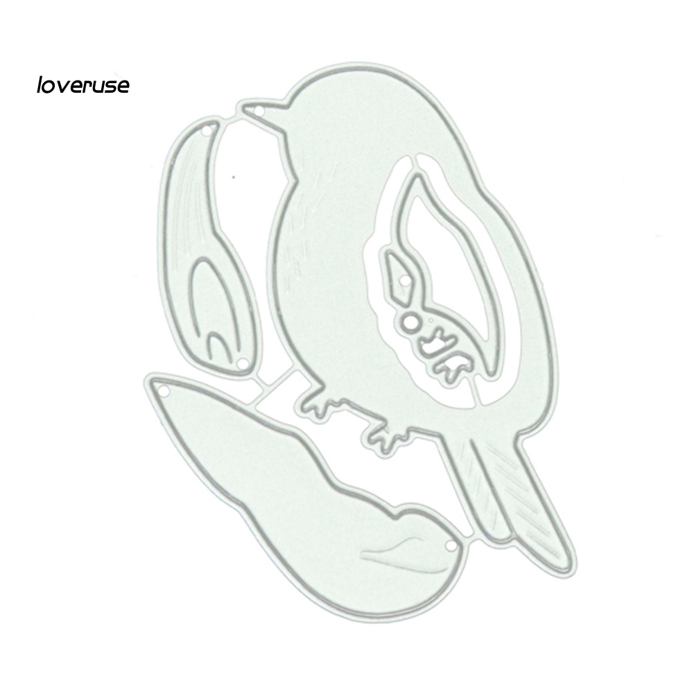 Khuôn Cắt Thẻ Trang Trí Khung Kim Loại Hình Chim