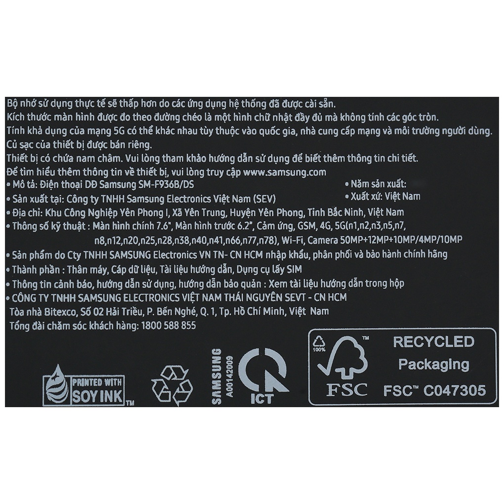 Điện thoại Samsung Galaxy Z Fold4 5G 512GB NEW SEAL