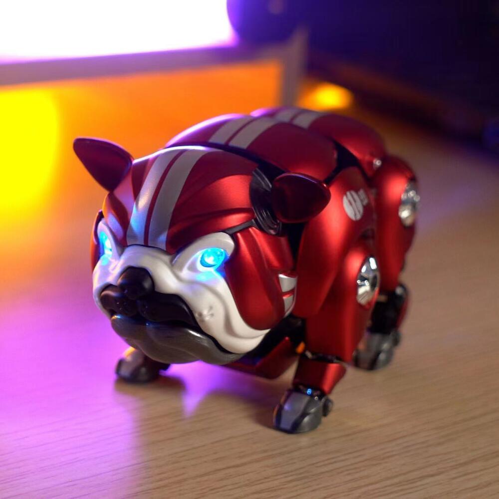 Đồ Chơi Mô Hình Chú Chó bully Bằng Kim Loại Dễ Thương Có Khớp Cử Động Và Thời Trang Thích Hợp Làm Quà Tặng Xe Hơi / Văn Phòng