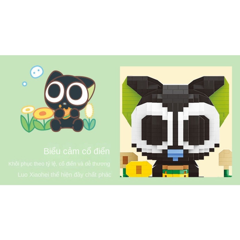 Luo Bộ Đồ Chơi Lắp Ráp Lego Cỡ Nhỏ Màu Đen Dùng Làm Quà Tặng Trang Trí Cho Bé Trai Và Bé Gái