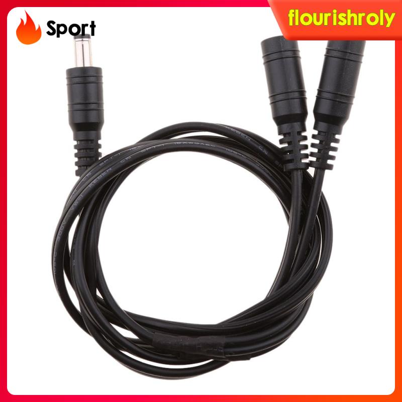 Dây Cáp Chia Nguồn DC 1 Male Sang 2 Female Jack 12V 5.5X2.1Mm