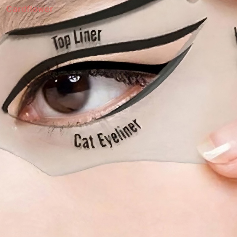 Set 2 Khuôn Hỗ Trợ Kẻ Mắt Trang Điểm Tiện Lợi