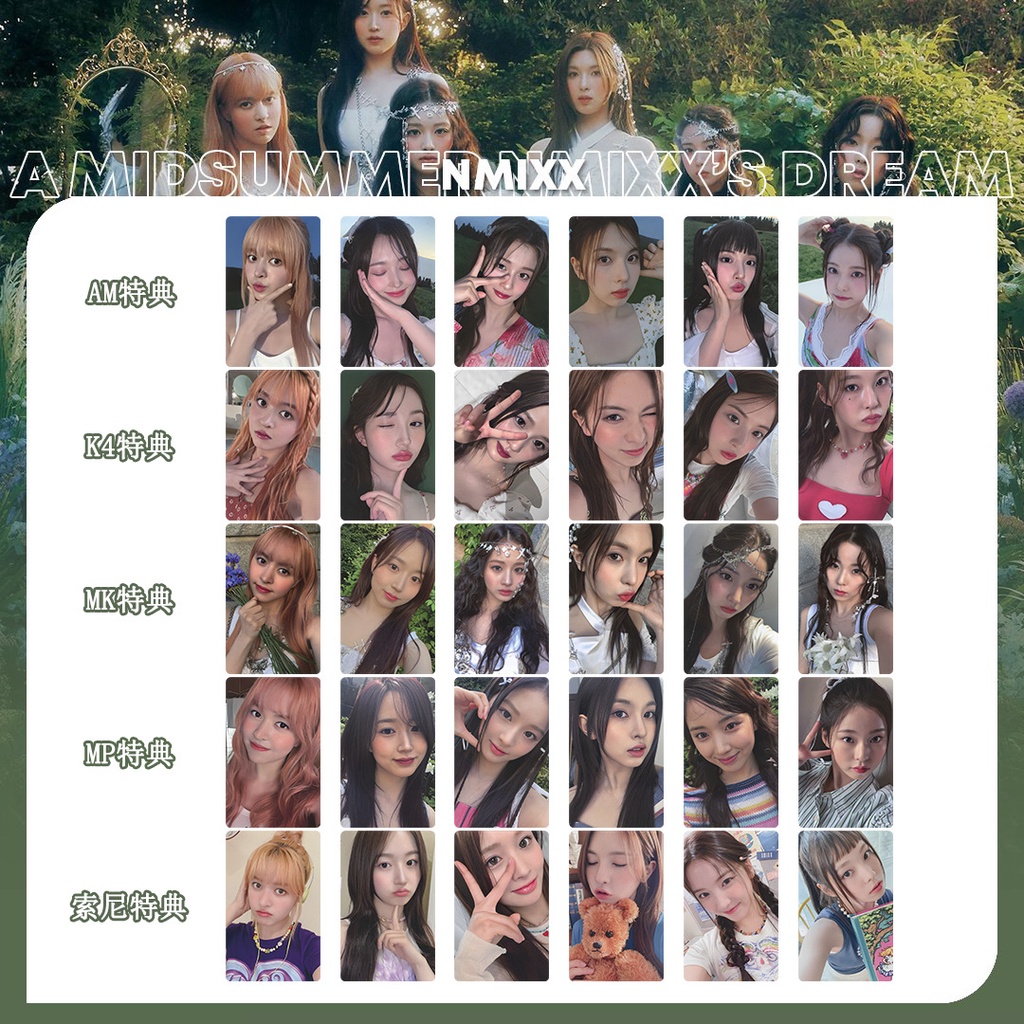 Bộ Sưu Tập Thẻ Hình Nhóm Nhạc Kpop Nmix