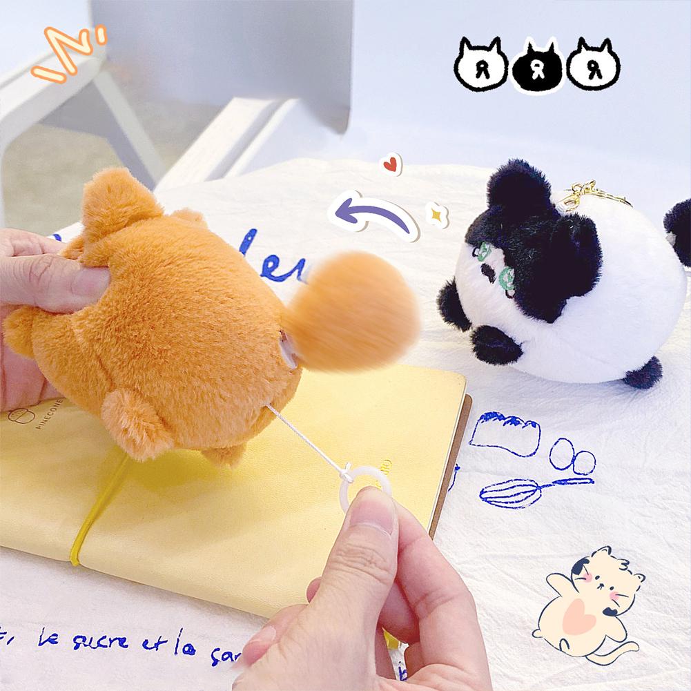 Móc Khóa Hình Mèo Đuôi Xích Đuôi Dài Dễ Thương