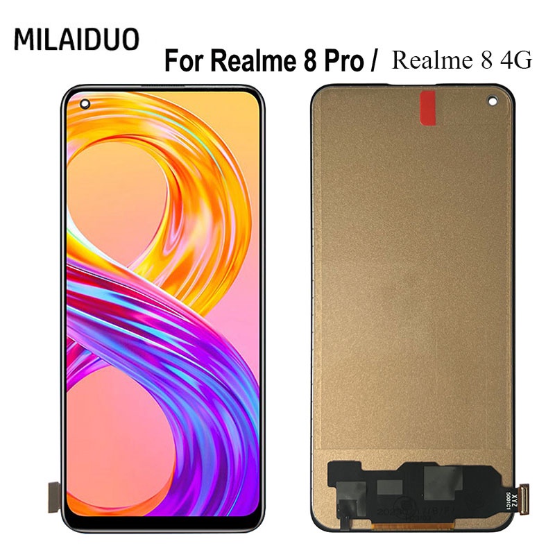 Màn Hình lcd Cảm Ứng Thay Thế Cho realme 8 pro realme 8 4g rmx3081 mx3085 Cd