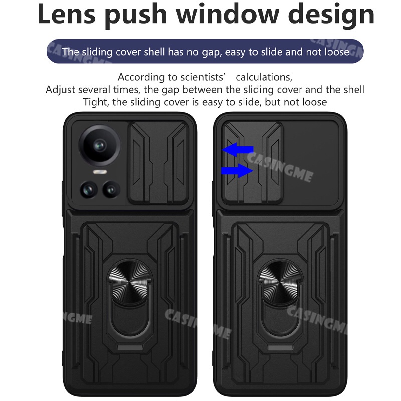 Ốp Điện Thoại Dạng Giáp Chống Sốc Có Vòng Đỡ Nam Châm Cho Oppo Reno 10 5G 2023 Reno 10 Reno10 Pro Reno10Pro 5G