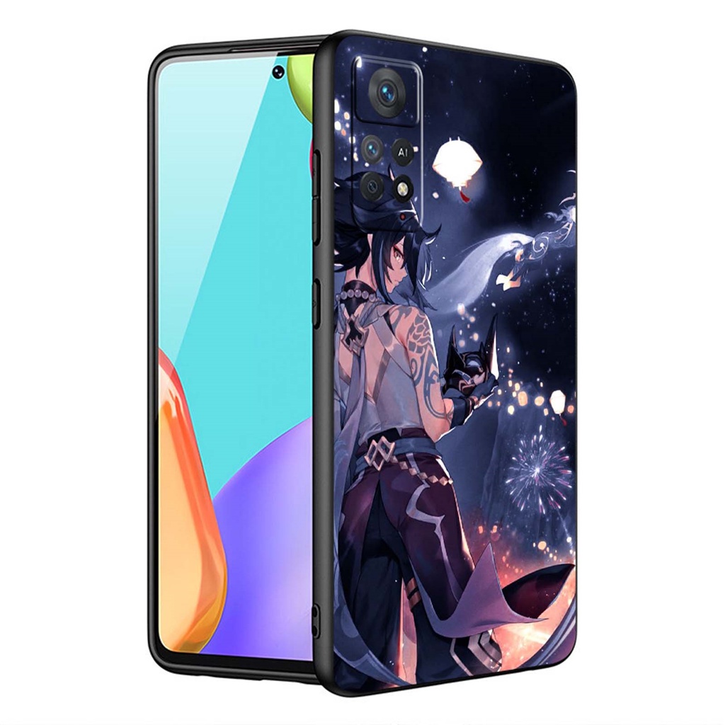 Redmi Ốp Điện Thoại Silicon tpu Mềm In Hình Hoạt Hình Choxiaomara genshin Iqa redmi note 11s 11 pro 11t 12 pro + 10t poco m3 pro sv26