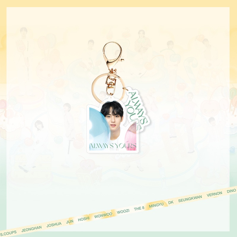 Móc Khóa Acrylic Hình Nhóm Nhạc Kpop Seventeen Mới