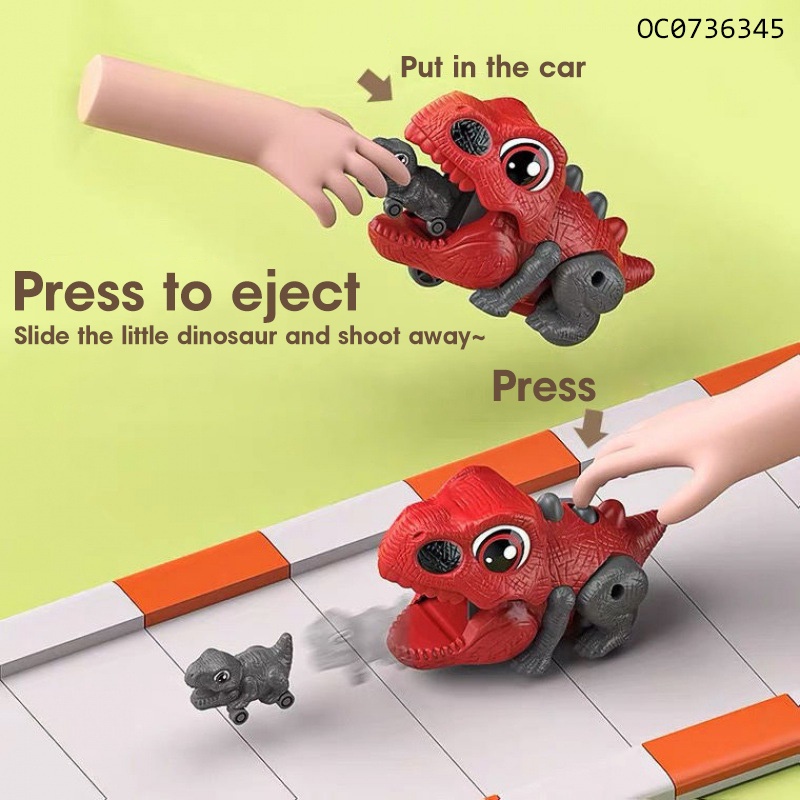 Đồ Chơi Khủng Long Đua Xe Độc Đáo Cho Bé Trai