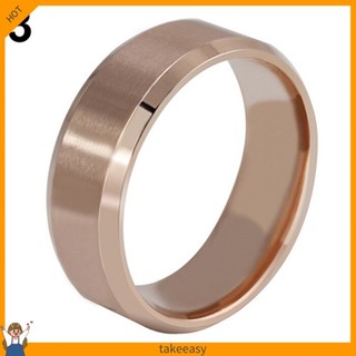 Nhẫn Cưới Thép Titan Thời Trang Cho Cặp Đôi