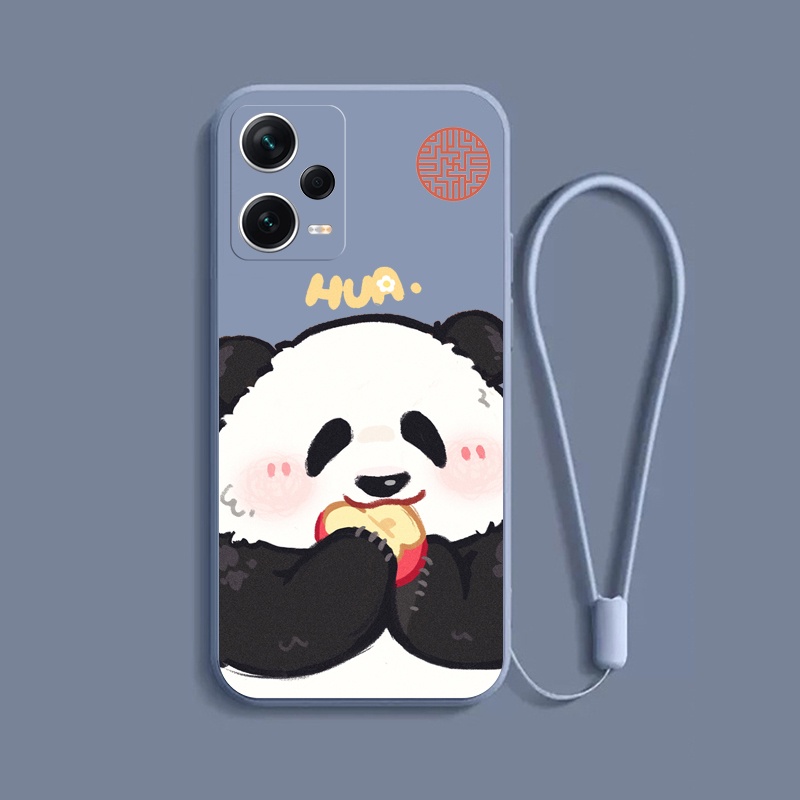 Ốp lưng xiaomi redmi Note 12 Pro redmi Note 12 POCO X5 5G Ốp Điện Thoại Mềm Hình Gấu Trúc Chống Sốc Chống Trượt