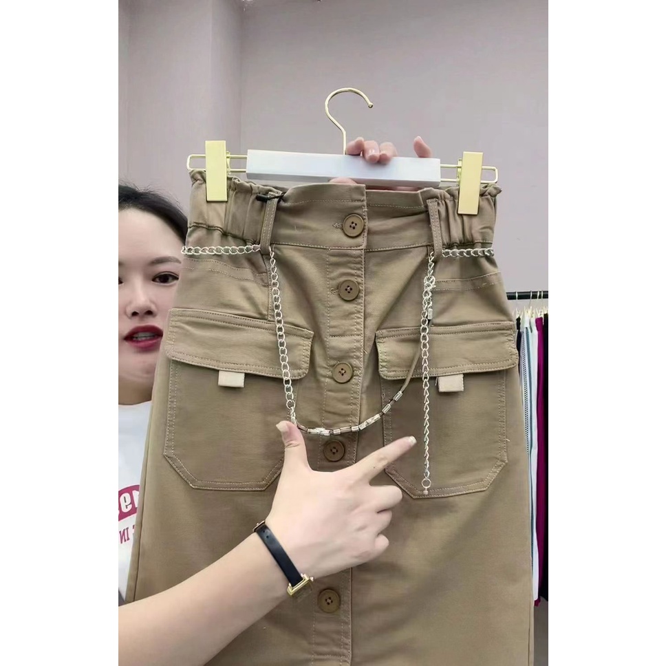 Chân Váy Chữ A Lưng Cao Ôm Dáng Thời Trang Mùa Hè 2023