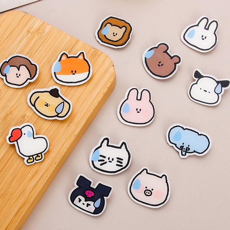 Just STAR ins Huy Hiệu Cài Áo Bằng acrylic Hình pacha dog Hoạt Hình Dễ Thương Cho Trẻ Em Bán Sỉ