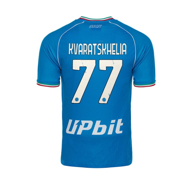 Áo Thun Số 23 24 Napoli Câu Lạc Bộ Napoli Sân Khách KVARATSKHELIA