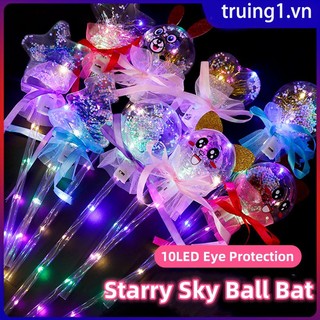 9 loại bầu trời đầy sao bóng cây đũa thần dạ quang sóng bóng flash cổ tích gậy gian hàng đồ chơi đẩy cây đũa thần quà tặng ngẫu nhiên một truing1