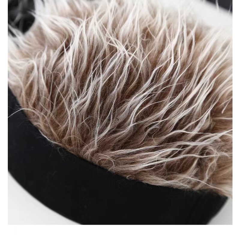 Mũ mới, tóc giả mô phỏng đẹp trai, mũ tóc ngắn, thắt nơ